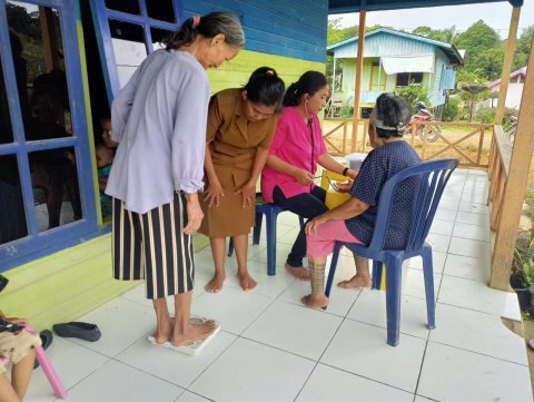 PEMBERIAN MAKAN TAMBAHAN DAN PENGECEKAN KESEHATAN 