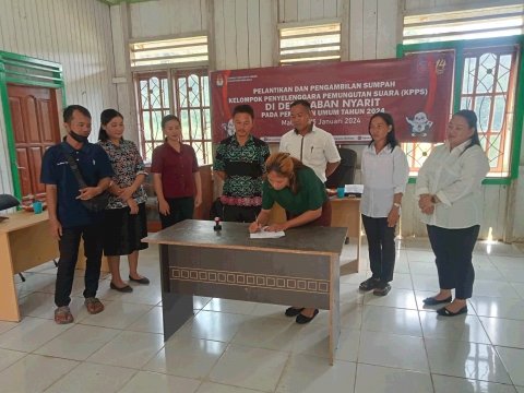 SUMPAH JANJI PANTIA PEMUNGUTAN SUARA