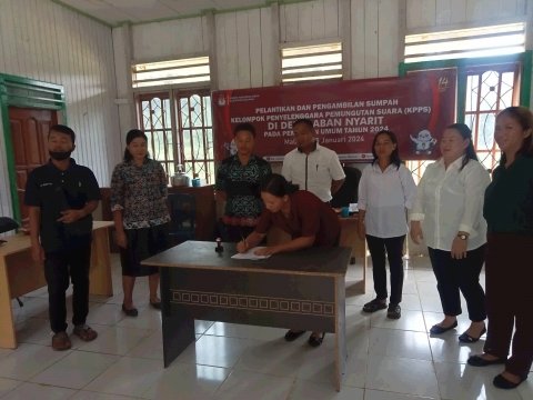 SUMPAH JANJI PANTIA PEMUNGUTAN SUARA